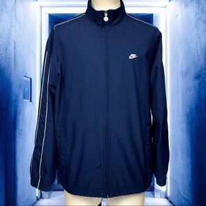 NIKE Navy/White Full Zip Jacket 245579 451 L Large